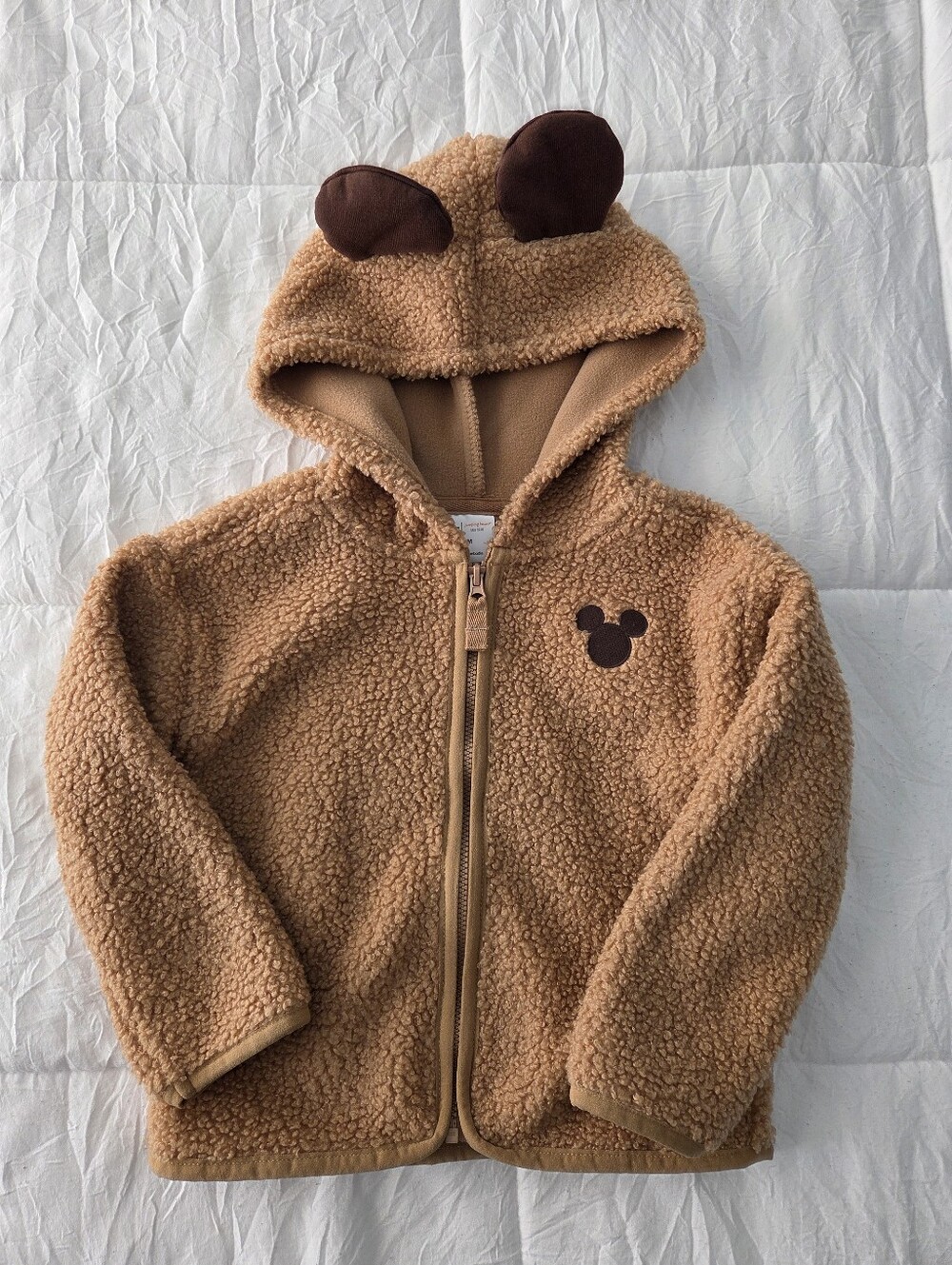 Disney Toddler Sherpa Jacket in Camel Brown